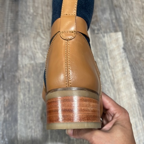 Stivali 2 tone blue/honey boots. Sz 6.5 - Picture 5 of 11